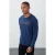 Heren Geprinte Ronde Hals Sweatshirt