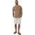 Threadbare Heren Burnley Korte Mouwen Shirt (Taupe)
