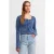 Katoenen Geribde Crop Cardigan