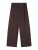 Bershka Bandplooibroek  bruin / wit