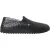 Dolce & Gabbana Zwarte Geweven Buffelleer Herenslippers