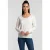 Rich & Royal Boat Neck Seamless Pearl White