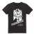 Disney Heren Donald Duck Mono Portret T-Shirt (Zwart)