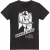 Disney Heren Donald Duck Mono Portret T-Shirt (Zwart)