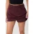 TRENDYOLMİLLA Dames Bordeaux Effen Extra Kort / Super Mini Skort Rokken