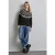 Street One Dames Trui in Noorse stijl in Zwart