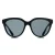 Armani Exchange AX4148SU 835687 glanzend transparant grijs donkergrijs zonnebril