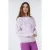 EsQualo Sweater Fringes Lilac