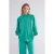 Summum Woman Top High Neck Silky Touch Peacock