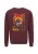 Oldskull Sweatshirt ‘Wrldvibe Return to Wild Graphic’  bordeaux