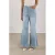 NUKUS high waist flared jeans light blue denim