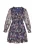 FELIPA Jurk ‘Fashion Look’  lichtblauw / donkerblauw / rood / wit