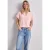 Street One Dames Blouse shirt van mousseline in Roze