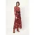 Dante6 Shadow Printed Midi Dress Multicolour