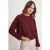 Pluche Textuur Crop Brei Trui
