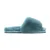 Dames schapenvacht pantoffels blauwgroene warme winterbont slippers – Nordic