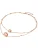 Lulu & Jane Ketting  rose-goud