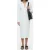 Closed Long Sleeve Dress Ivory