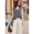 Street One Studio Dames Blouse met V-hals en strepen in Blauw