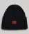 Gebreide Workwear Beanie Zwart