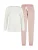 By Louise Pyjama ‘by Louise Women’s Terry Cloth Pyjamas Sleepwear Long Nightwear’  abrikoos