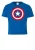 LOGOSHIRT Shirt ‘Marvel Comics’  blauw / rood / wit