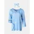 Mucho Gusto ® blouse maldives blauw ketting hartjesprint