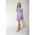 Colourful Rebel Telsi Big Flower Short Sleeve Real Wrap Mini Dress Ss Multic