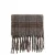 WE Fashion geruite sjaal donkerbruin