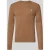 MCNEAL Slim fit gebreide pullover van pure wol met labelstitching