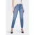ONLY cropped high waist straight fit jeans ONLEMILY light blue