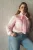 Trendyol Curve Dames Roze Effen Lang Relaxed fit Grote maten Overhemden