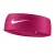 Nike Dri-FIT hoofdband (Levendig Roze/Wit)