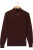 Baileys Half-Zip Sweater rood, Effen