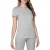 Tommy Hilfiger Dames/Dames Geborduurd Logo Katoenen T-Shirt (Lichtgrijze heide)