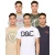Duck and Cover Heren Cheymore Assorted Designs T-shirt (Set van 5) (Veelkleurig)