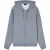 Emporio Armani EA7 Heren Full Zip Hoodie (Grijze Melange)
