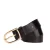 Legend leren riem zwart