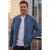 Mannen Blue Goat Suede MA-1 Bomberjack-North