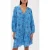 IVY OAK Nia Mini Length Ruffle Dress Flower Summer Sky