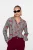 Geisha Blouse Print Animal Lurex 53756-20 Blouse 420 Pink/orange