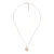 Orphelia ‘Hazel’ Dames 925 Sterling Zilveren Ketting met Hanger – Roze ZH-7082/1