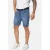 Jan Vanderstorm loose denim short GULLBRAND Plus Size lichtblauw