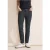 Street One Dames Casual fit broek van keperstof in Grijs