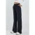 Hoge Taille Elastische Crepe Palazzo Broek