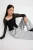 TRENDYOLMİLLA Dames Zwart Effen Lang Getailleerd Blouses