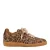 DWRS leren sneakers met panterprint – cognac/brons