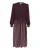 CULTURE Jurk ‘Carly’  aubergine / lichtlila / roodviolet