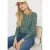 Cecil Dames Gedessineerd shirt met lange mouwen in Groen