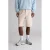 Prohibited straight casual short beige
